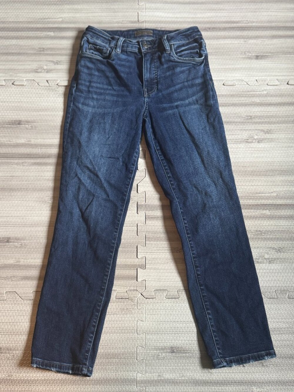 Kut From The Kloth Women's Reese High Rise Ankle Straight Leg Jeans